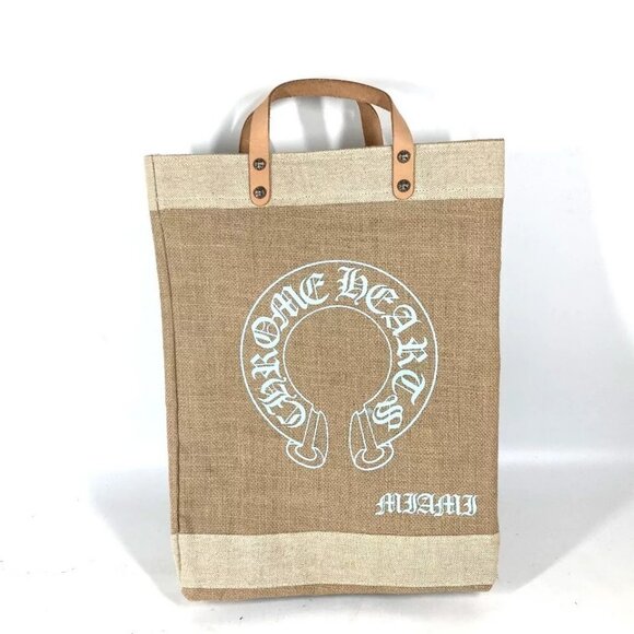 CHROME HEARTS 2024SS Horseshoe Tote Bag Miami Limited Hand Bag Vertical Tote Bag - Picture 1 of 16
